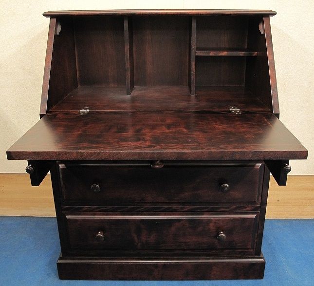 北海道民芸家具】北民 ライティングビューロー ブックケース デスク 机