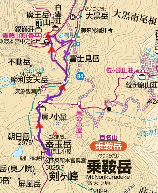 th_map_乗鞍岳