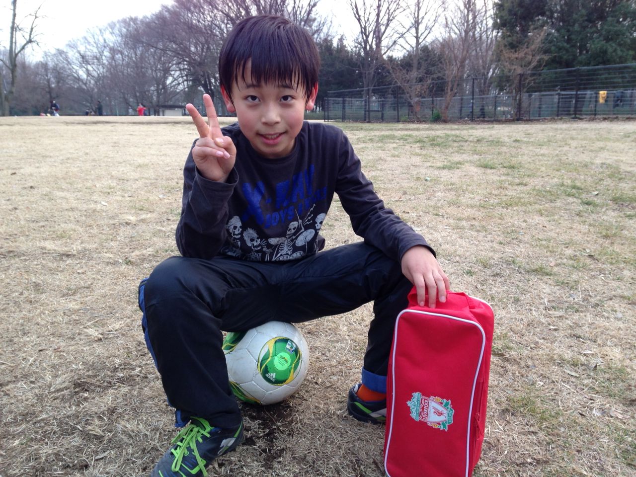 子供とサッカーの練習 そして温泉w パン業界を応援する社長 古田 高浩 ブログ