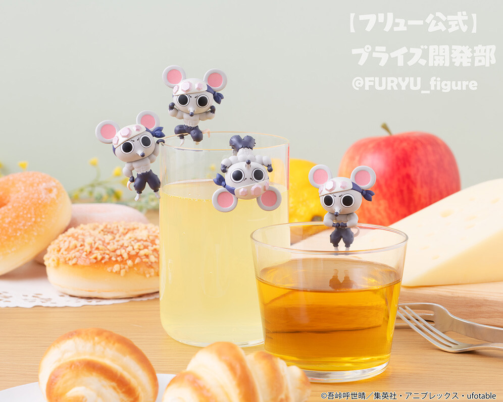 鬼滅の刃】ムキムキねずみのちょこっとひっかけフィギュアぷち 製品