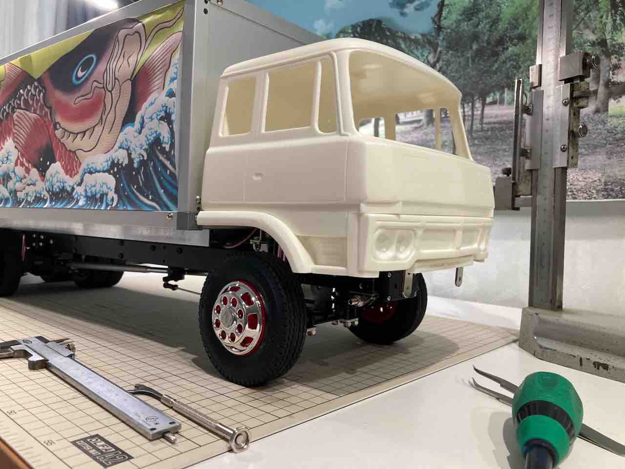 タミヤ1/14改 望郷一番星ラジトラ！！の製作 その8 イメージ先行