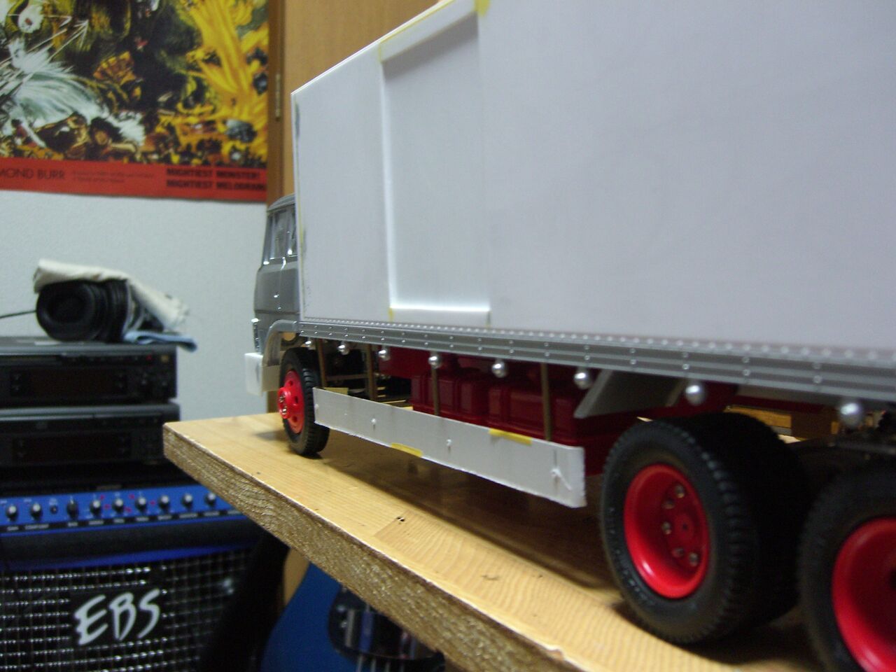 1/20一番星号ラジコン化作戦 その5 走る構造の完成とサイド