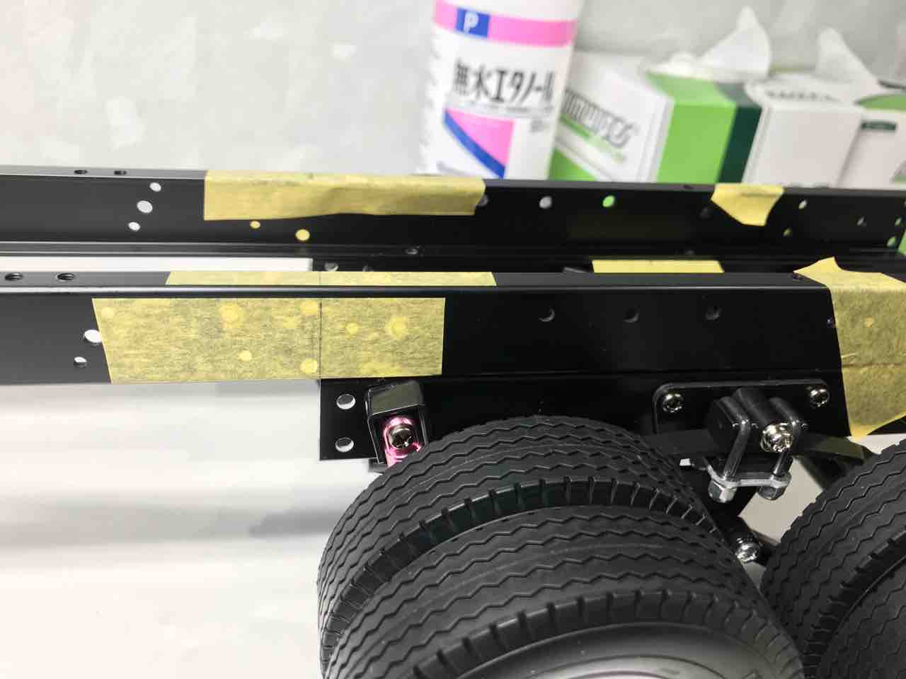 ラジトラで望郷一番星！ その2 シャーシの製作 : トラック野郎 一番星