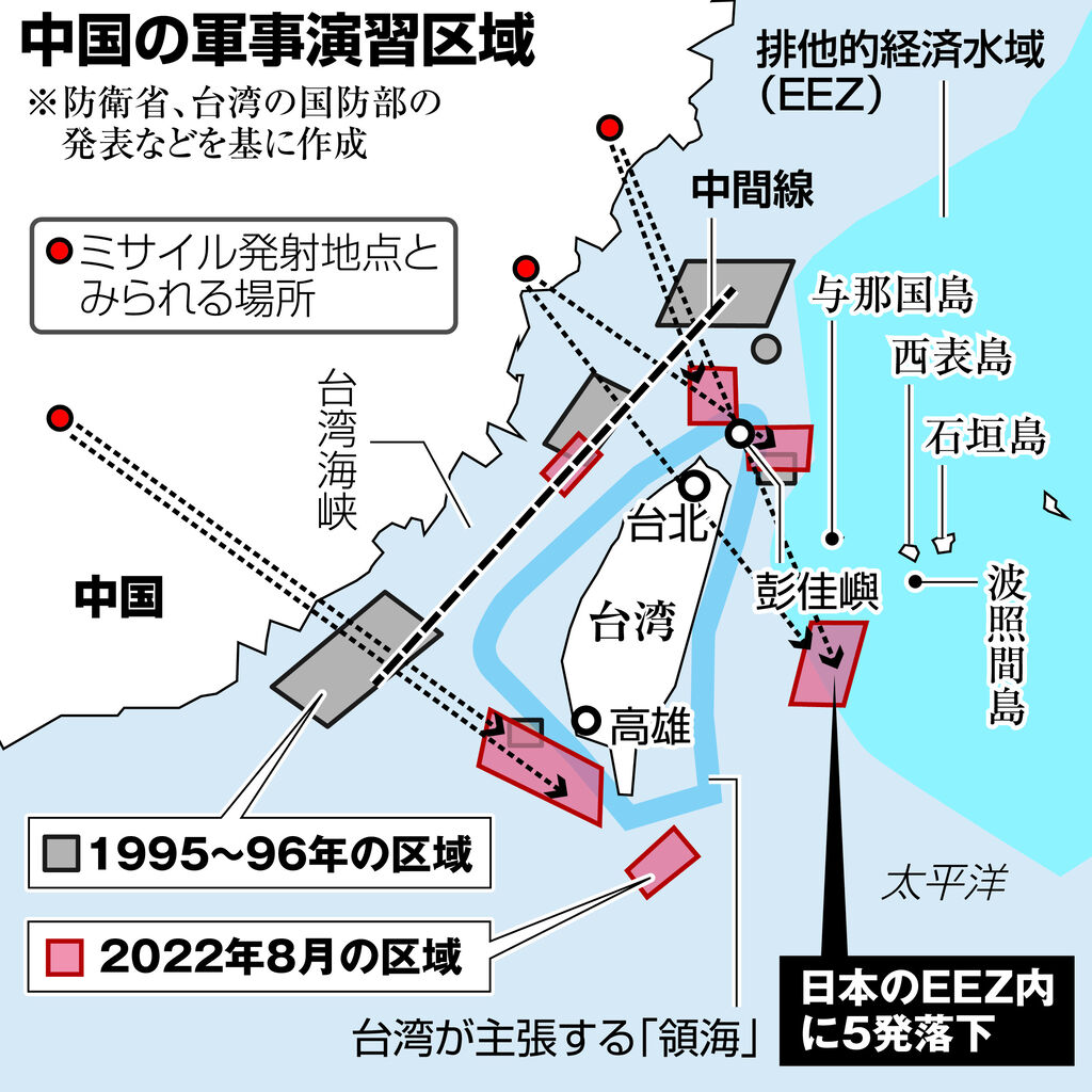 台湾有事か　中国が台湾に武力行使を警告