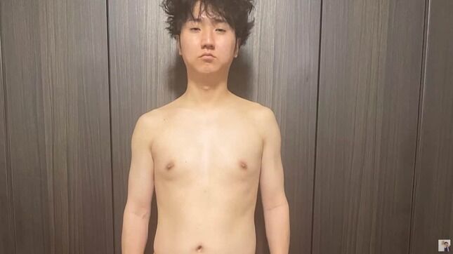 【画像】コロチキ西野の9か月の筋トレでものすごい身体になる・・・
