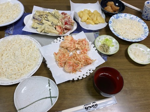 ５夕飯