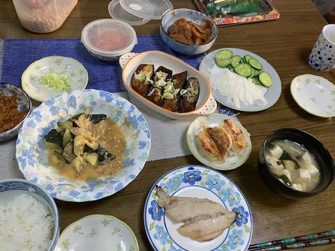８夕飯