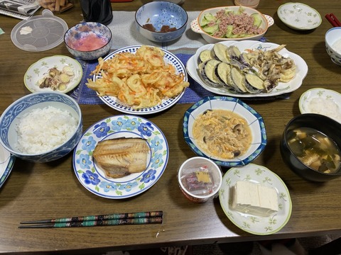 14新米おいしい夕飯