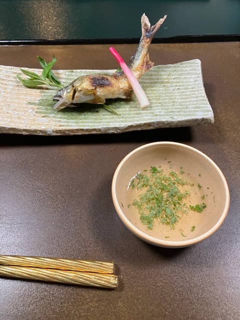 12鮎の塩焼き
