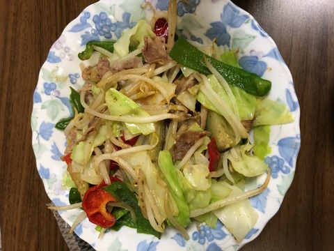 野菜炒め