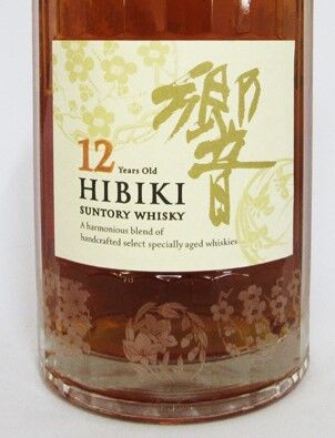 サントリー　響 12年180ml 旧ラベル Yahoo!オークション -「響12年 180ml」の落札相場・落札価格