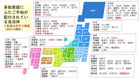 ふたご手帖配付状況20230506