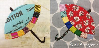 個性的な「パティーの日傘」＆どアップふーくん。 : 猫日和。キルト日和。