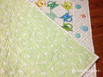 スタンプバスケットのベビーキルト完成&穏やかな午後♪ : 猫日和