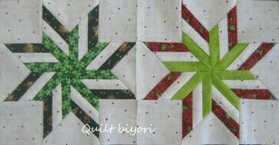 11月の星のパターン「自由の星」Liberty Star : 猫日和。キルト