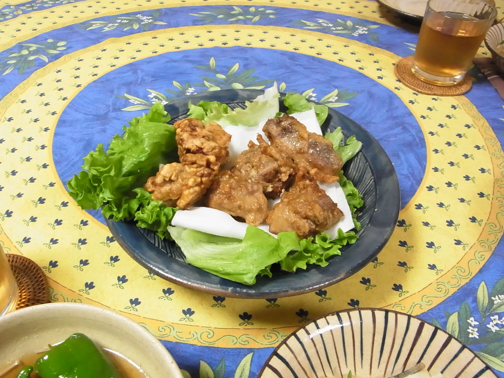 マグロ尾の身唐揚げ ふうふめし マグロ尾の身唐揚げ ふうふめし