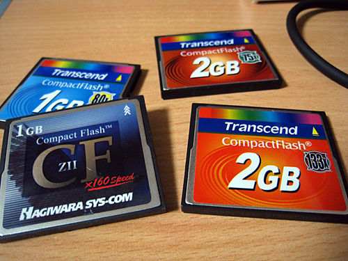 1GBや2GBのCF