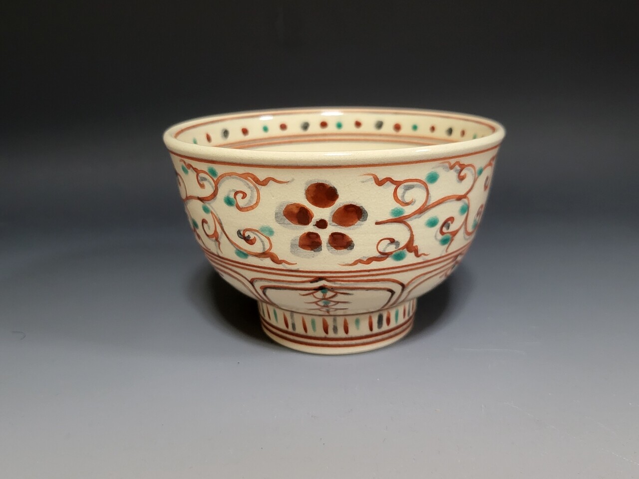 紅安南茶碗 : 茶道具商 山美