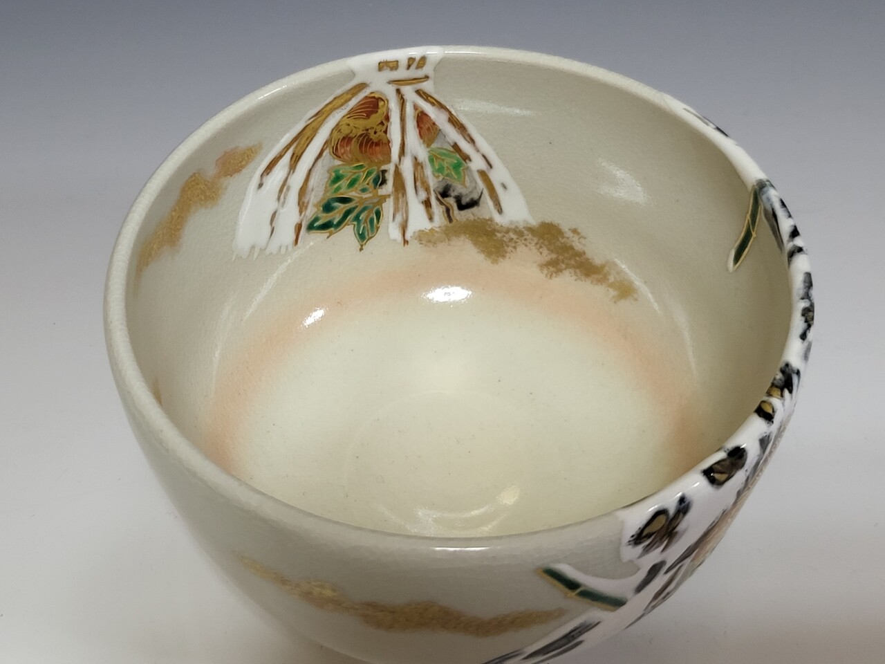 寒牡丹茶碗 : 茶道具商 山美