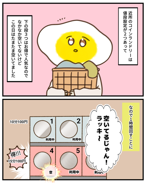 コインランドリーでの出来事①-1