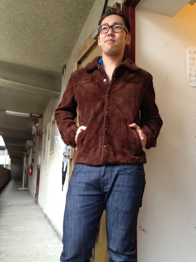 SADDLE SUEDE JACKET Mサイズ キムタク着用