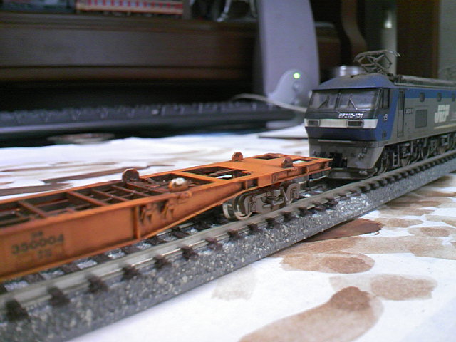 TOMIXコキ350000のウェザリング : ○△□×ブログ