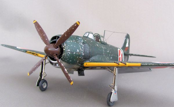 ハセガワ1/48紫電改(4) 完成 : 腹ペコ山男の模型blog ハセガワ1/48紫電改(4) 完成 : 腹ペコ山男の模型blog