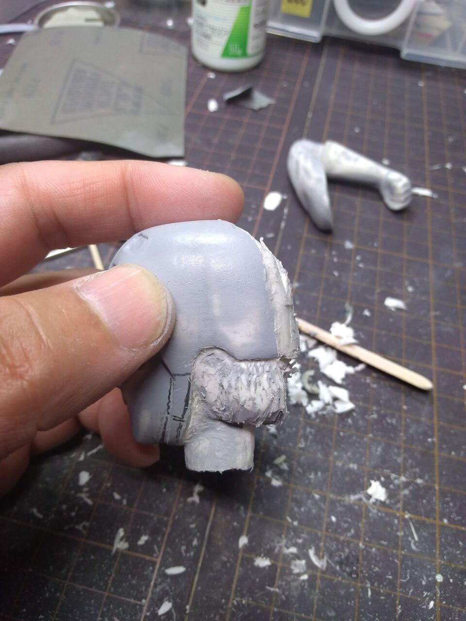 ツクダ ジャンボフィギュア1/6 小山田マキ製作記（1） : 腹ペコ