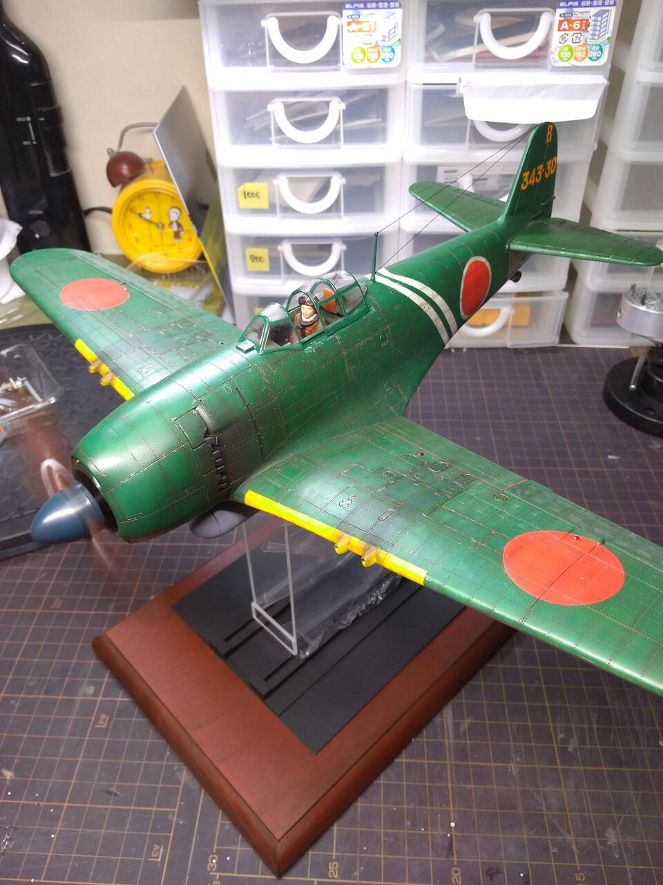 50才若返るプラモデルbf109E-3 AirFix 1/24 レアキット完成品