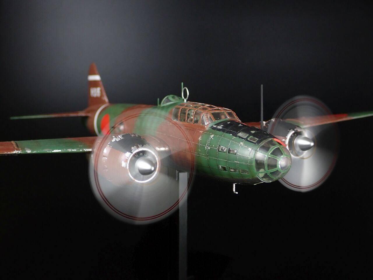 ハセガワ1 72一式陸攻11型 28 完成写真その２ 腹ペコ山男の模型blog