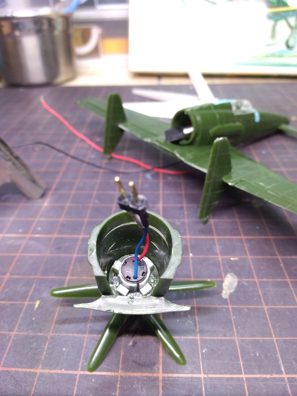 タミヤ1/72 震電の製作（1） : 腹ペコ山男の模型blog