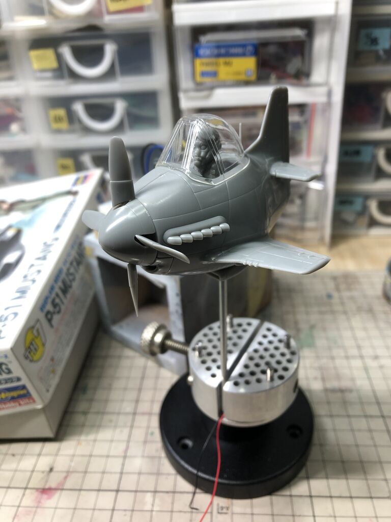 ハセガワたまごひこーきP-51(1) : 腹ペコ山男の模型blog