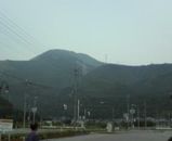 いぶき野の駐車場から見た伊吹山