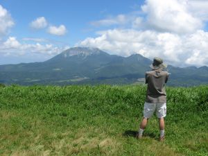 大山も雲が晴れて勇姿がくっきりはっきり!
