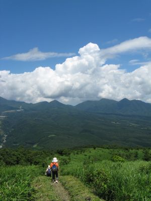 蒜山と夏雲2