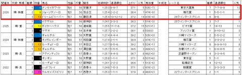 フジノウェーブ記念3