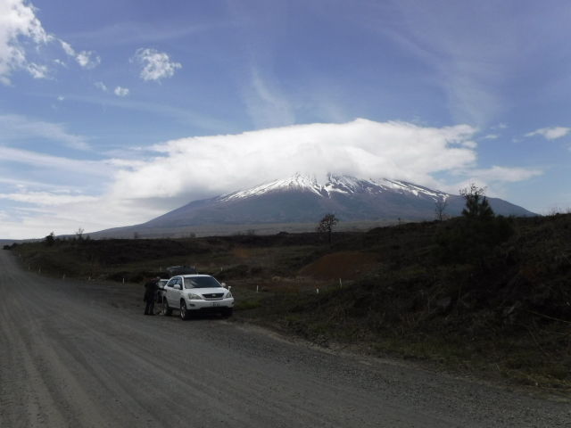 17年春の山中湖合宿 １ 北富士演習場での山菜狩り 三浦畑山人
