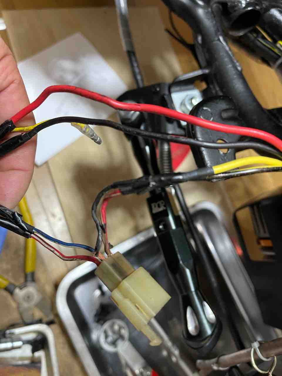 一人と一匹とバイク