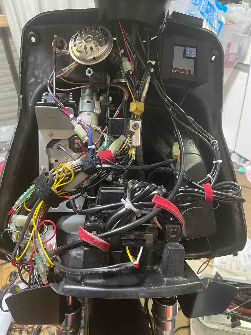 一人と一匹とバイク