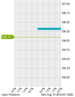 未決済のポジション状況