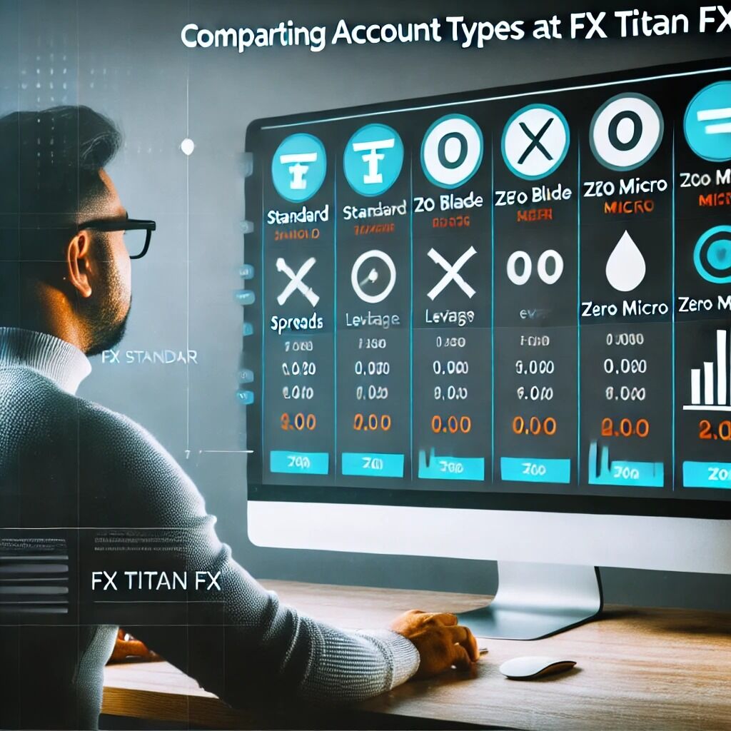 Titan FX 口座タイプ 比較:3つの特徴