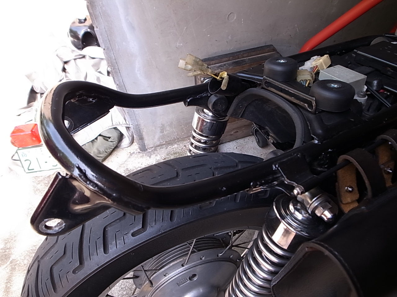 XS650 リアフェンダー＆タンク交換 : m_o_t_o_s_h_i 道楽日記
