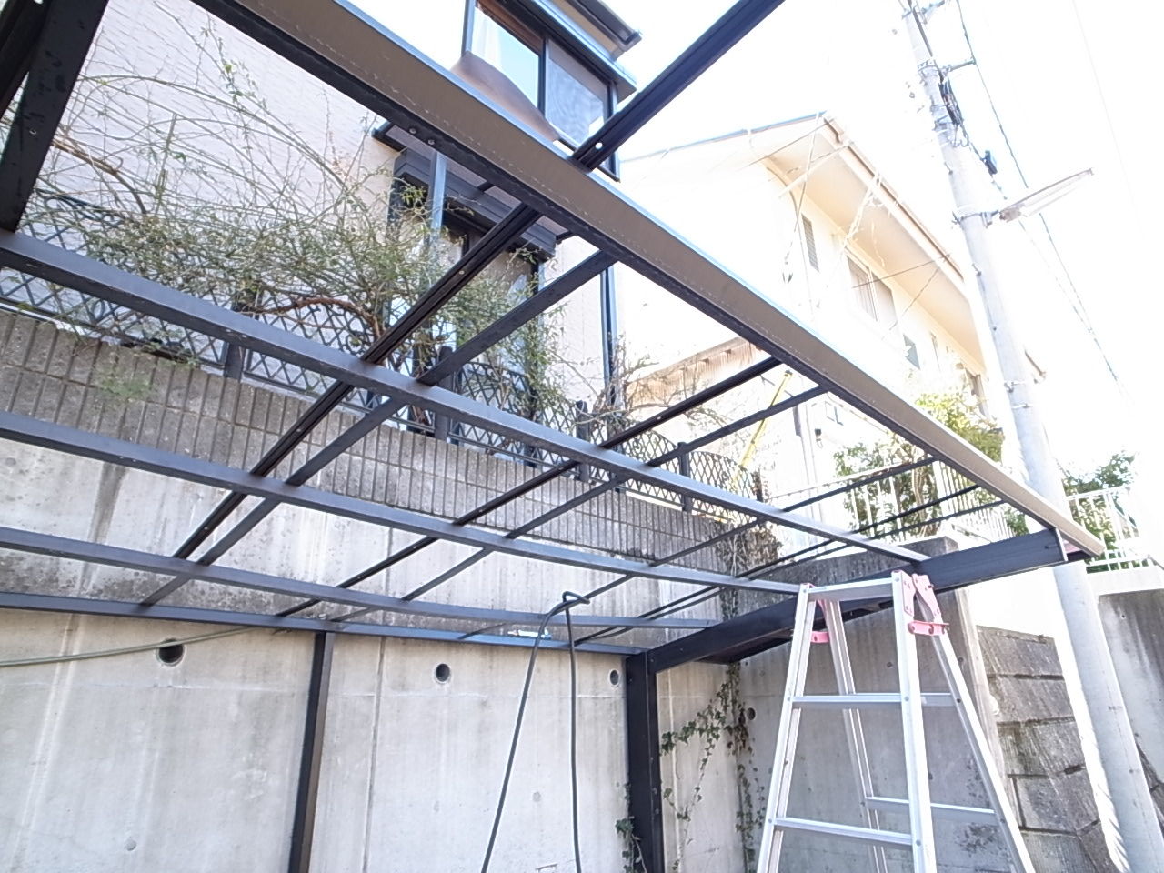 ガレージ屋根修理 Fxstc 91 Xs650sp 78