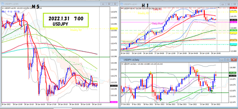 2022.1.31　USDJPY