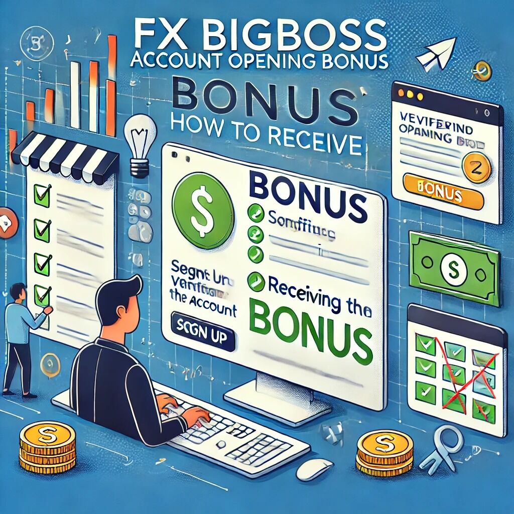 BigBossの口座開設ボーナスの受け取り方と反映時期