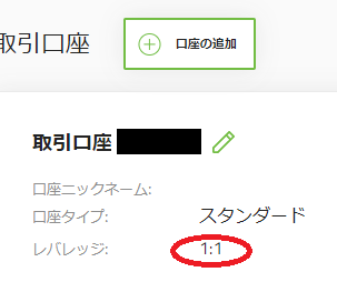 Titan FXでのレバレッジ確認