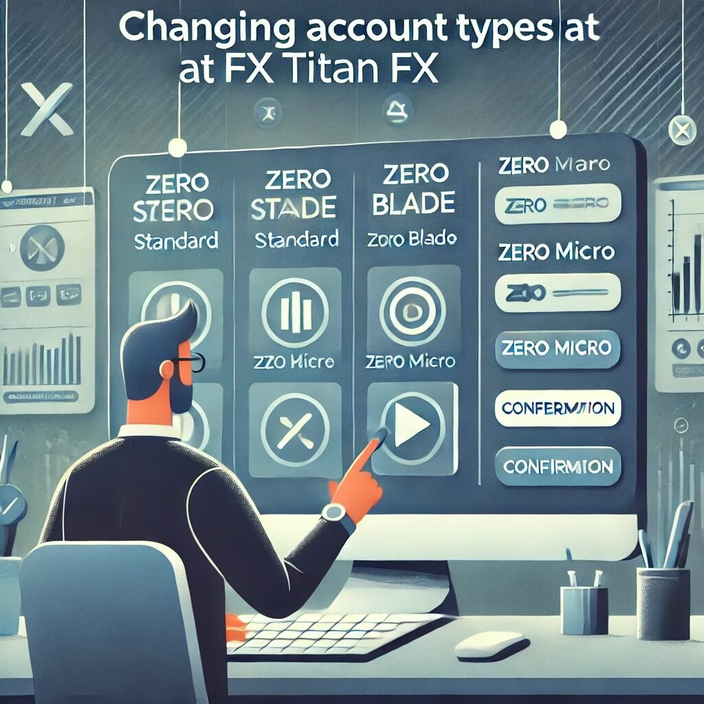 Titan FXの口座タイプの変更方法と手順解説