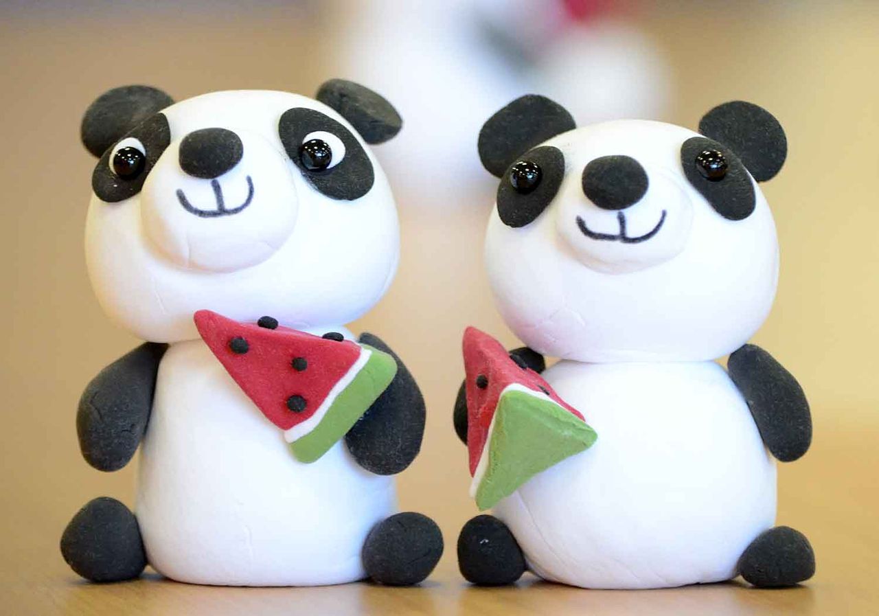 パンダ君を作る 懐かしのカンカン ランラン 福岡市 那珂川市 住宅型有料老人ホームグランドg 1