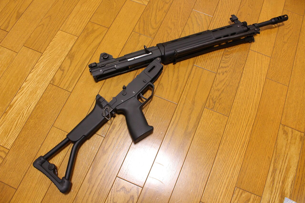 東京マルイ 89式5.56㎜小銃(折曲銃床型) 通常分解 : てっぽう 東京マルイ 89式5.56㎜小銃(折曲銃床型) 通常分解 : てっぽう