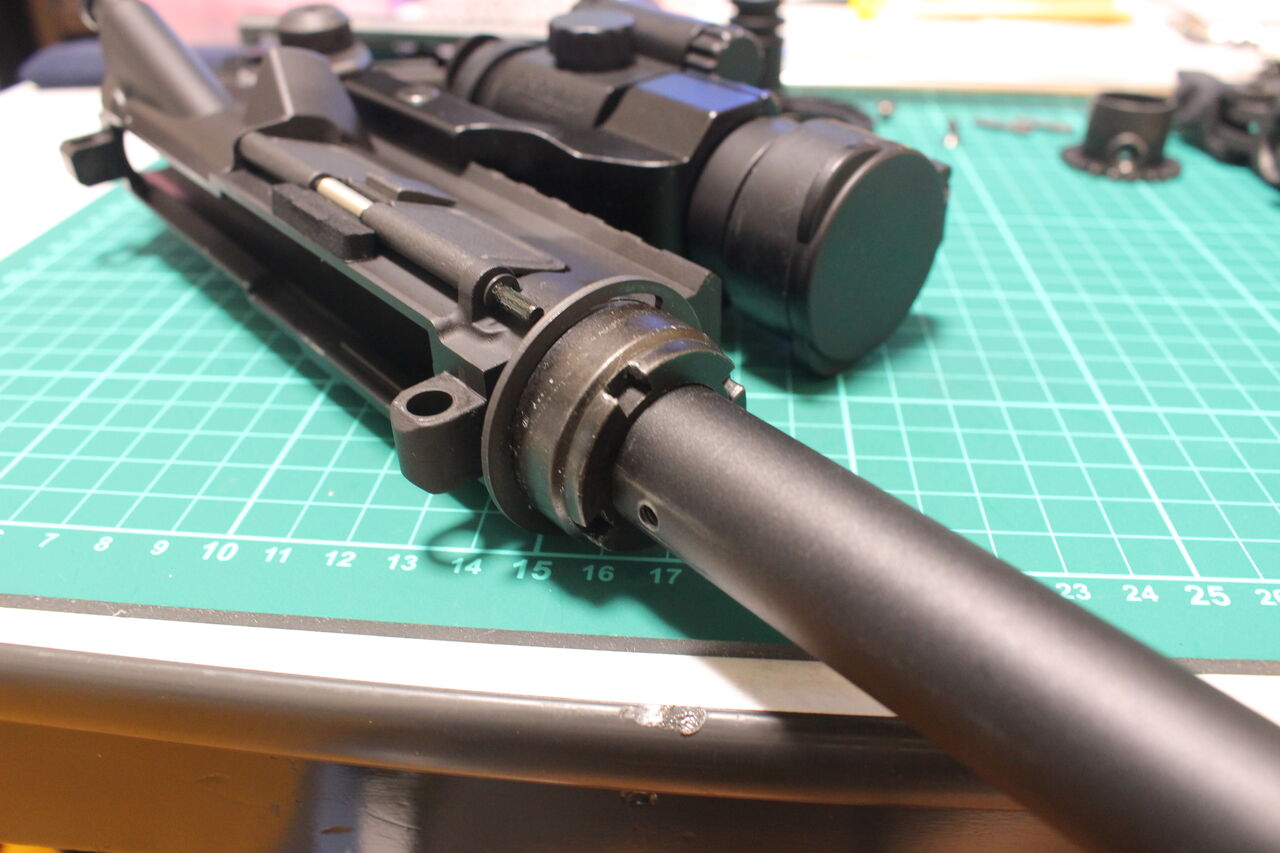 M4 MWS チャンバー、インナーバレル、HOP UPアジャスター交換